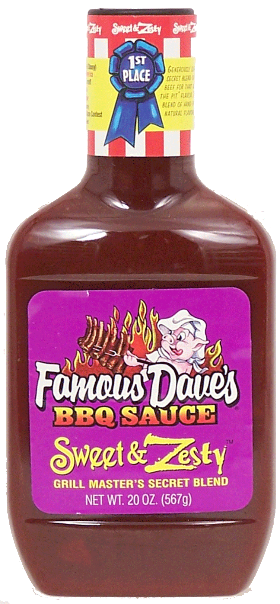 Famous Dave's  sweet & zesty bbq sauce Full-Size Picture